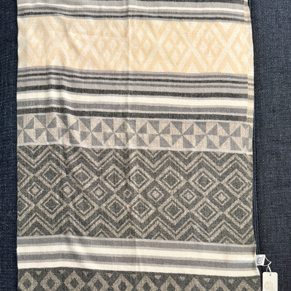Geometric Patterned Scarf